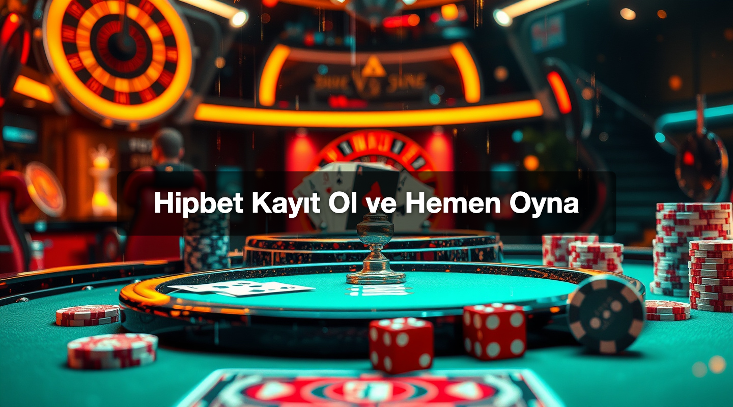 Hipbet Kayıt Ol ve Hemen Oyna